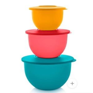 Tupperware impressions bowl set
